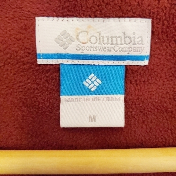 columbia Women's Vest Color Burgundy Size M - Picture 7 of 7